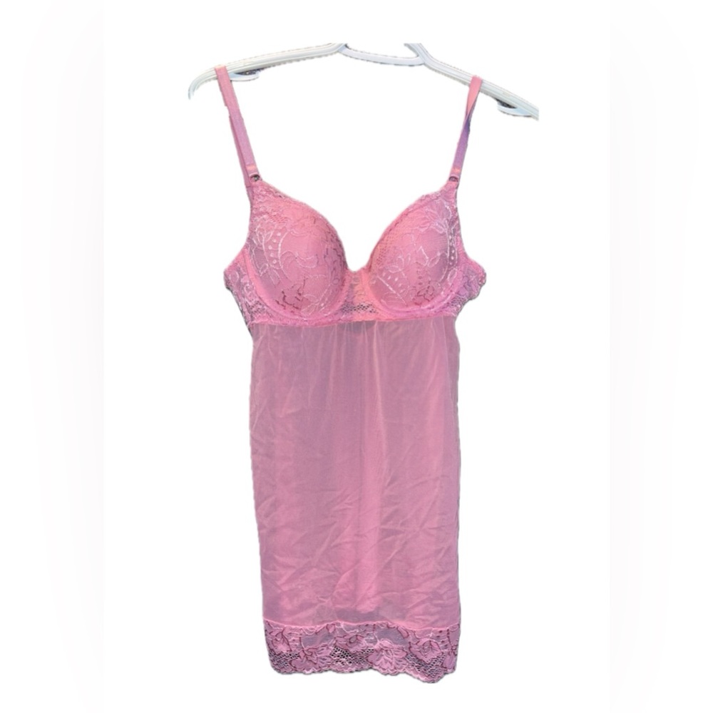 Pink Lacy Sheer Lingerie
